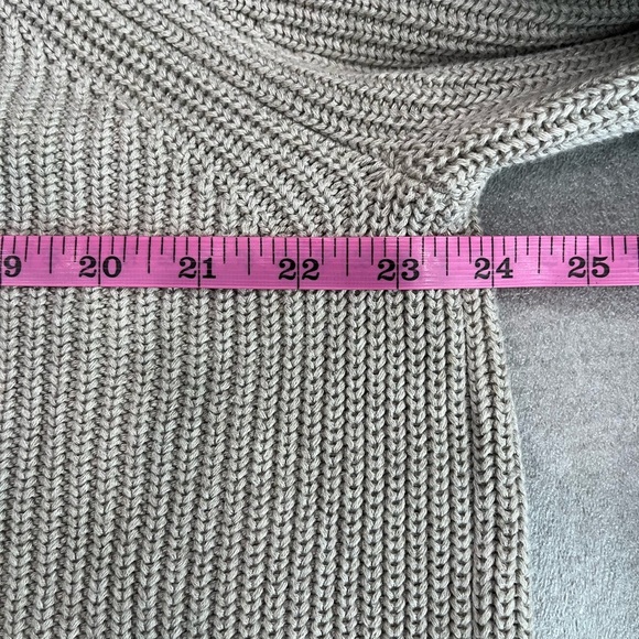 Tommy Bahama Breezy Palm Crewneck Pullover Knit Sweater Womens Oatmeal Gray XL - Picture 4 of 6